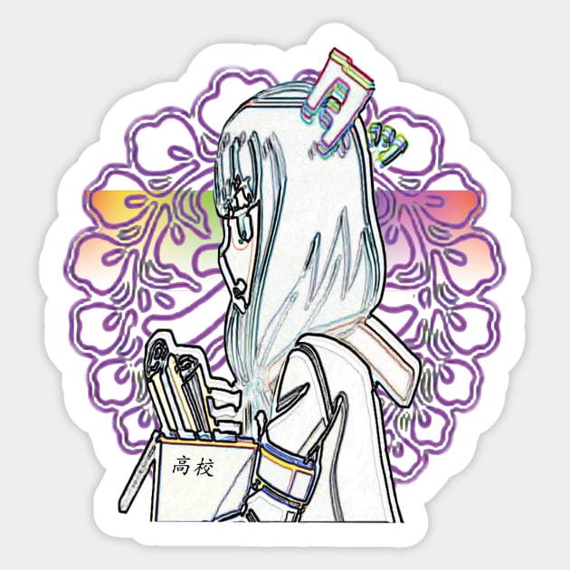Kaguya-sama: Love Is War ''ROOTS OF EDUCATION'' V1 Sticker by riventis66